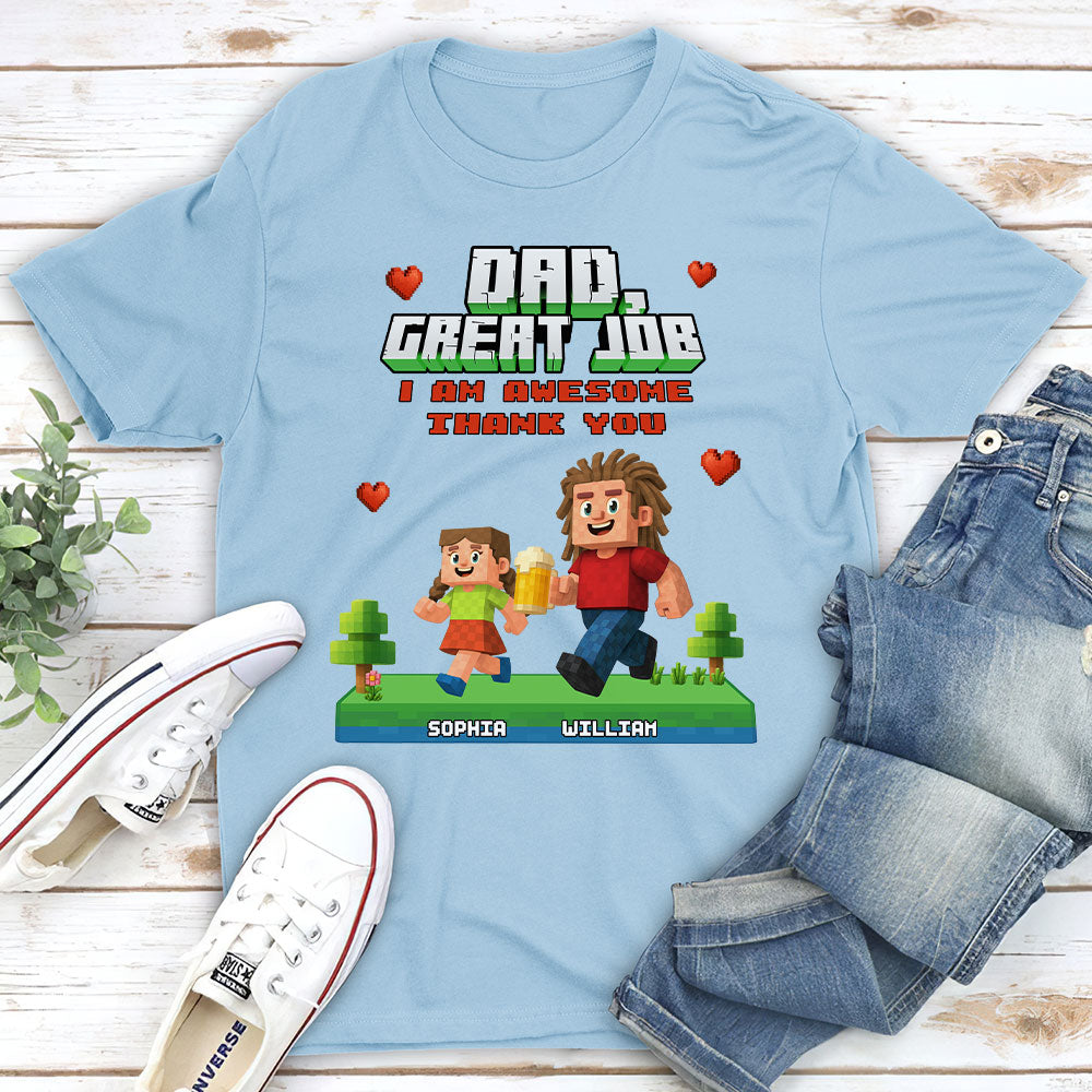 Custom Father's Day, Special Gift for Dad & Grandpa • Awesome Daddy Of Us - Personalized Shirt