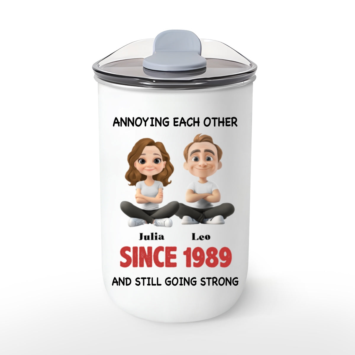 Custom Christmas Anniversary Gifts For Wife • Together Forever - Personalized 10oz Tumbler