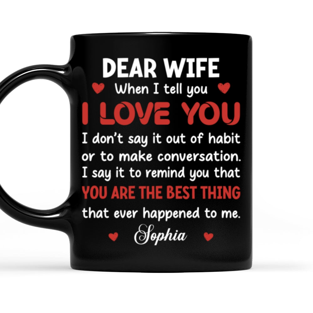 Custom Anniversary Keepsake Gifts For Couple • You Are Best Thing About Me - Personalized Coffee Mug