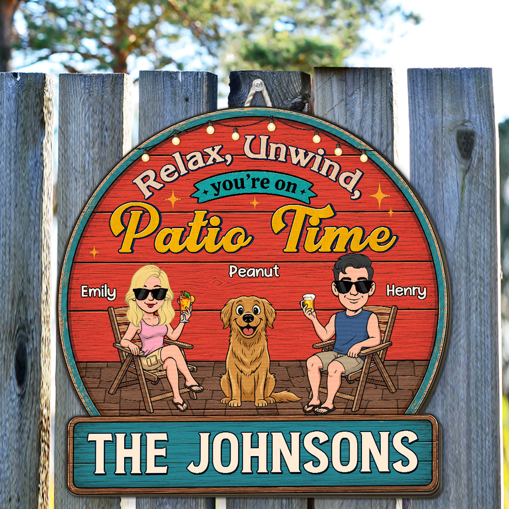 Custom Home & Wall Decor, Birthday & Christmas Gift • Cheers To Backyard Memories - Personalized Wood Sign