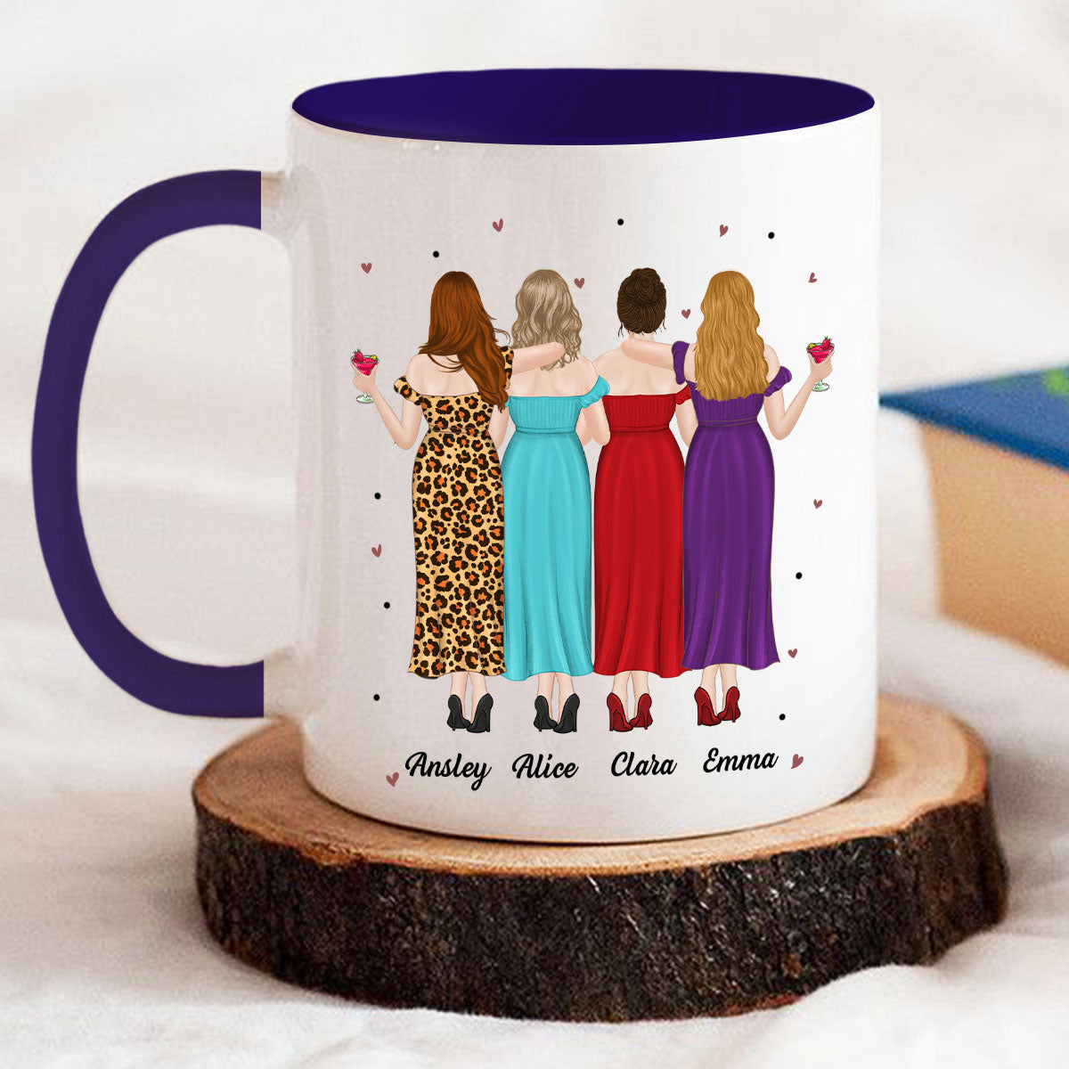Custom Best Friend, Christmas & Birthday Friendship Keepsake Gift • Best Friend Ever - Personalized Accent Mug
