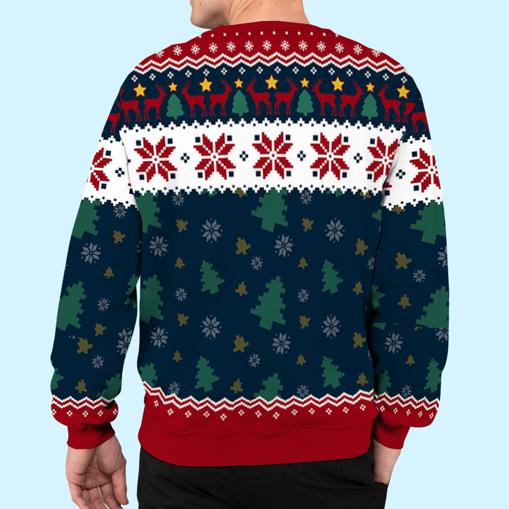 Custom Grandma Christmas Sweatshirt, Gift for Mothers • Grandma Cookies - Personalized All-Over-Print Sweatshirt