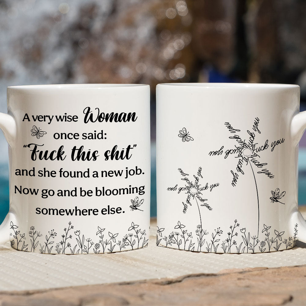 Custom Coworker, Christmas & Birthday Team Appreciation Gift • New Job But Same Hidden Sass - Personalized Coffee Mug