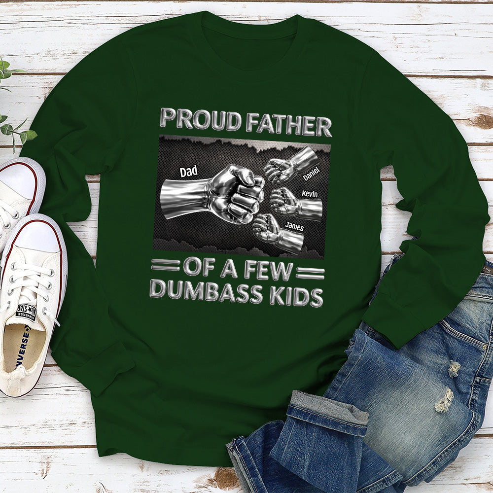 Custom Father's Day, Special Gift for Dad & Grandpa • Proud Daddy - Personalized Shirt