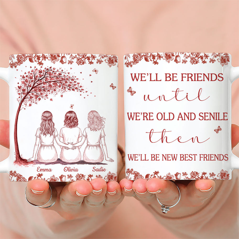 Custom Christmas & Birthday Keepsake Gift • Friendship For A Lifetime - Personalized Coffee Mug