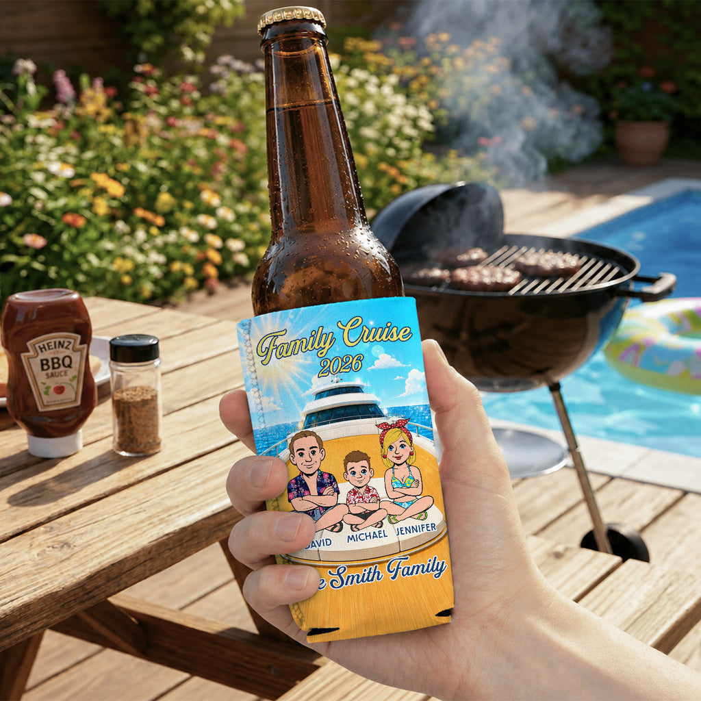 Making Summer Memories Together - Personalized Skinny Can Cooler