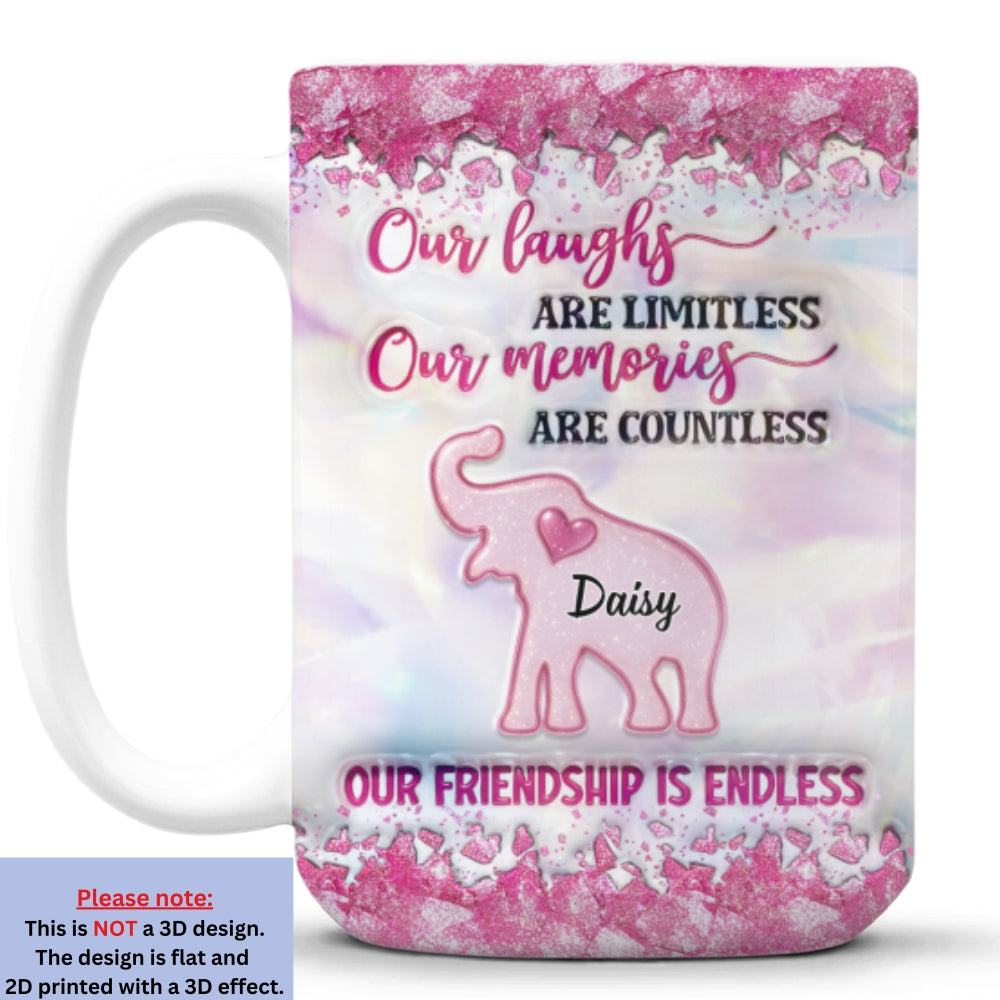 Custom Christmas & Birthday Gift for Brother & Sister • Together As Us - Personalized 3D Inflated Effect Coffee Mug