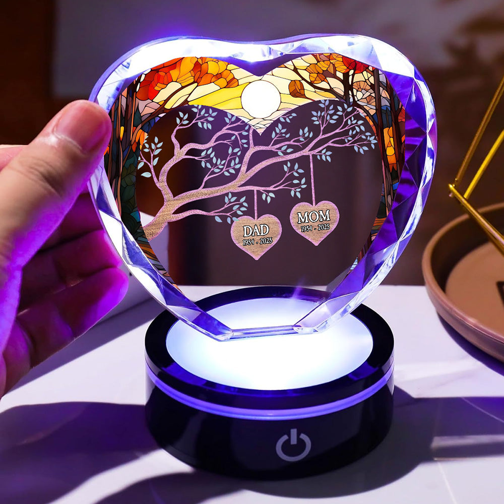In Heaven - Personalized Crystal Led Light
