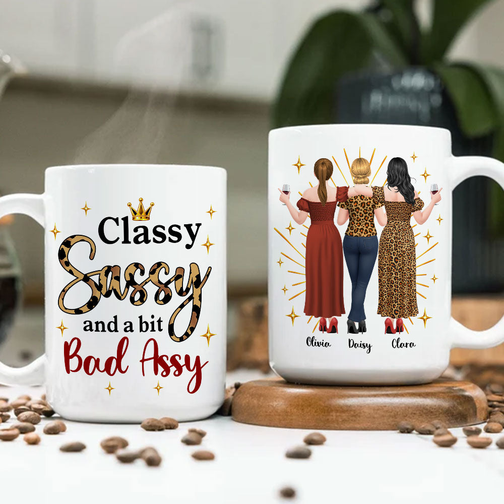 Classy Sassy Besties - Personalized Coffee Mug