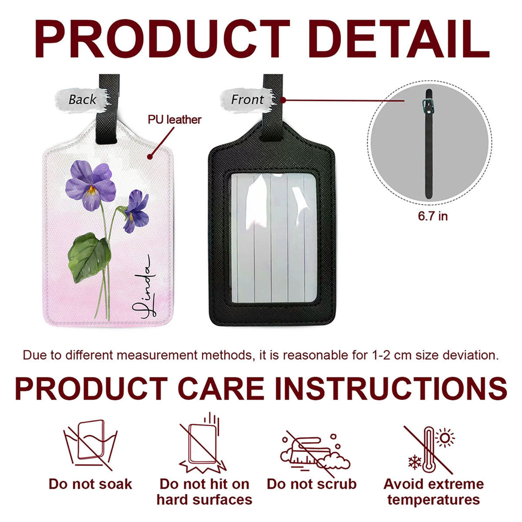 Summer Is Calling - Personalized Luggage Tag
