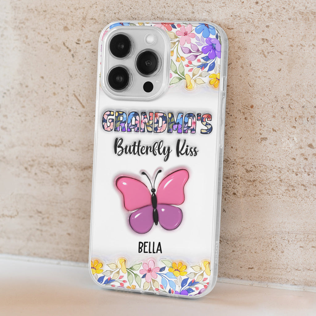 Butterfly Kisses - Personalized 3D Inflated Effect Phone Case