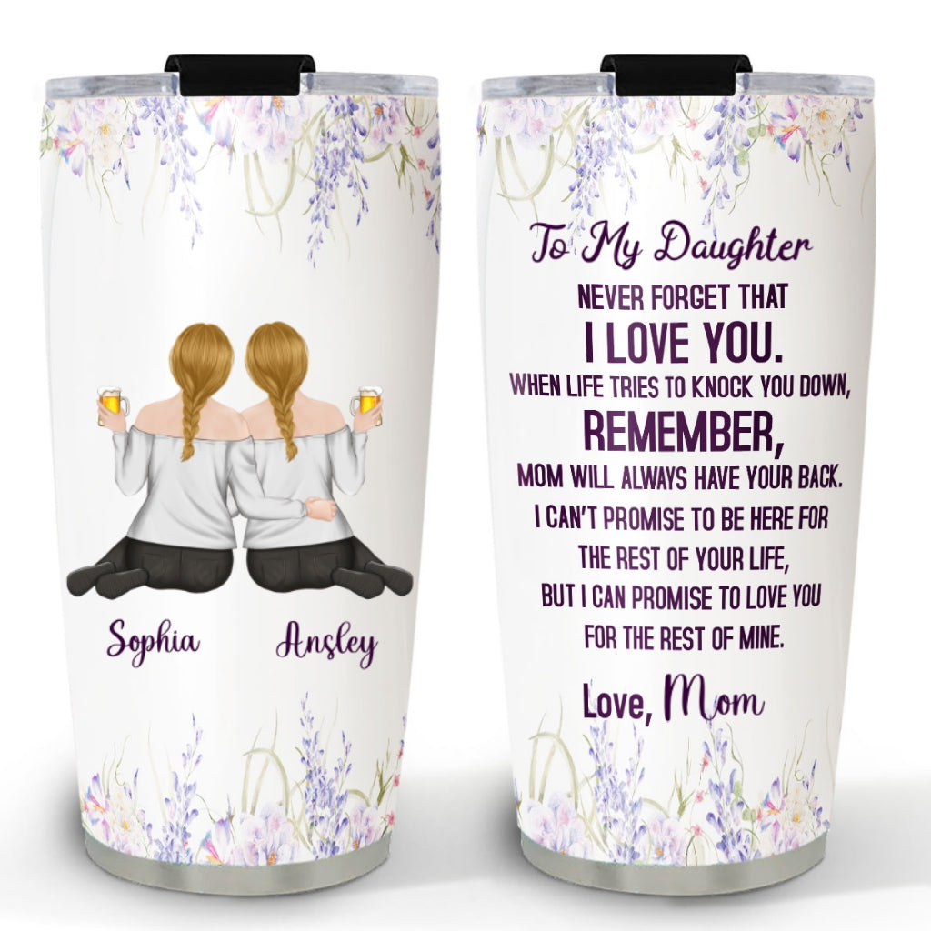Custom Christmas Birthday Gifts For Daughter • Always Love You My Daughter - Personalized Tumbler