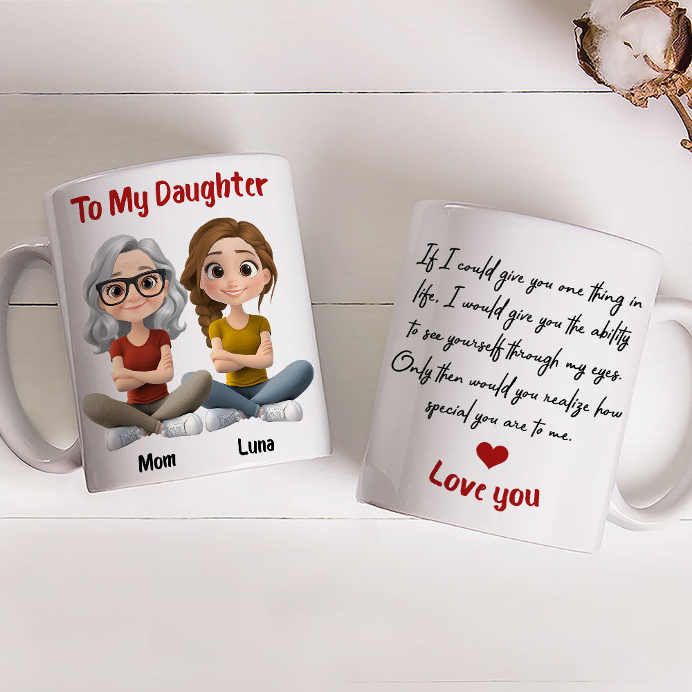 Custom Christmas & Birthday Gift for Daughter • How Special You Are - Personalized Coffee Mug