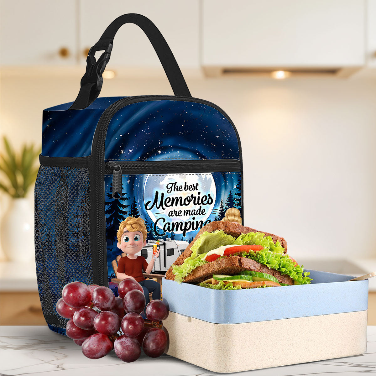 The Best Memories Are Made Camping - Personalized Insulated Lunch Bag