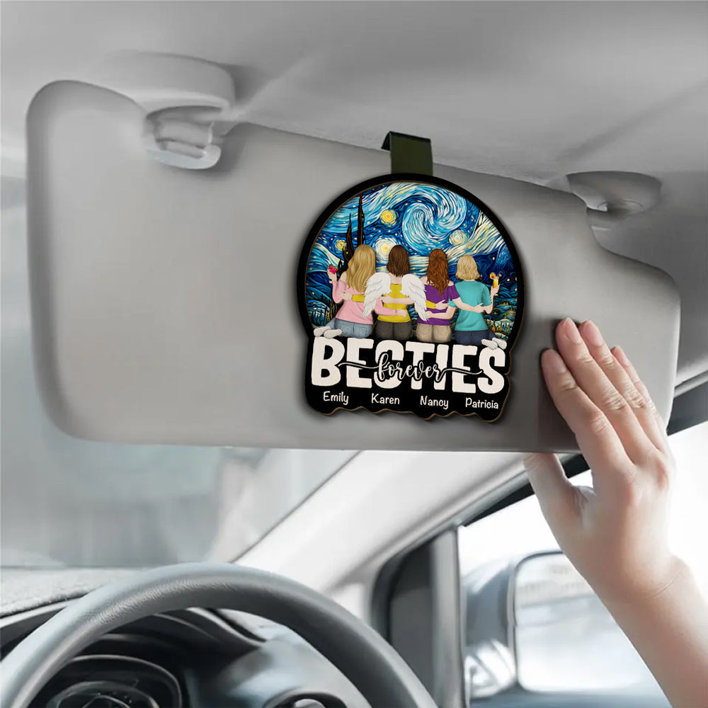 Sisters Beyond Time - Personalized Car Visor Clip
