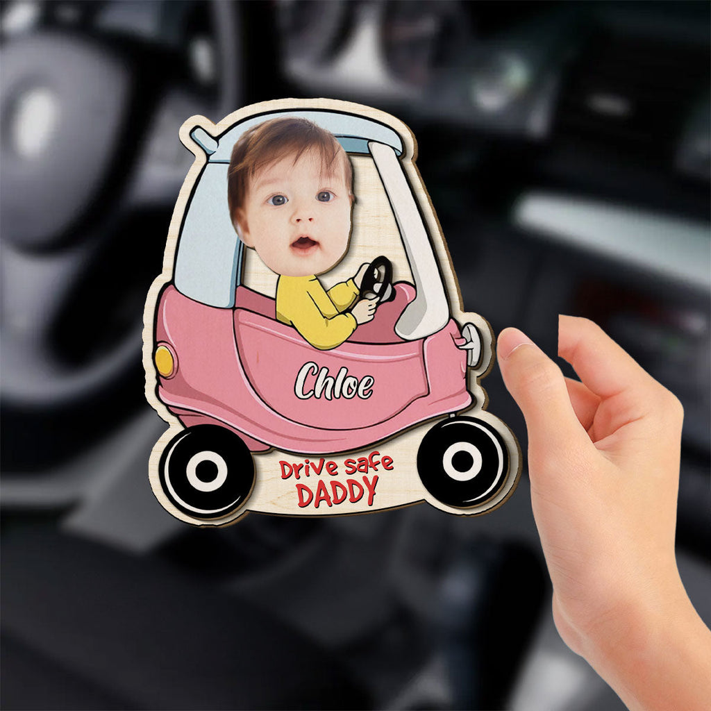 Baby In Car - Personalized Car Visor Clip