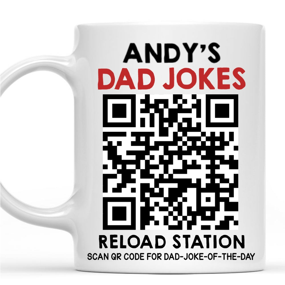 Custom Coworker, Christmas & Birthday Team Appreciation Gift • Fresh Joke Every Day - Personalized Coffee Mug