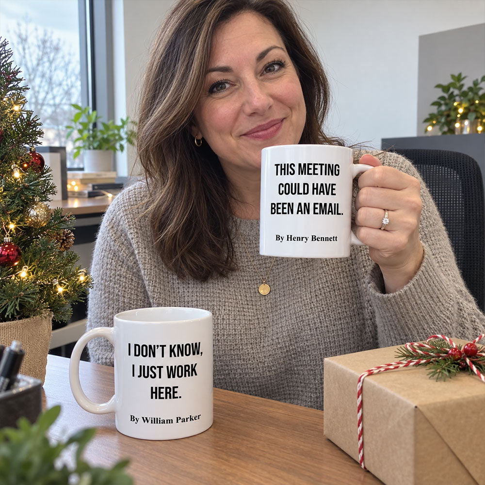 Custom Coworker, Christmas & Birthday Team Appreciation Gift • Office Funny - Personalized Coffee Mug