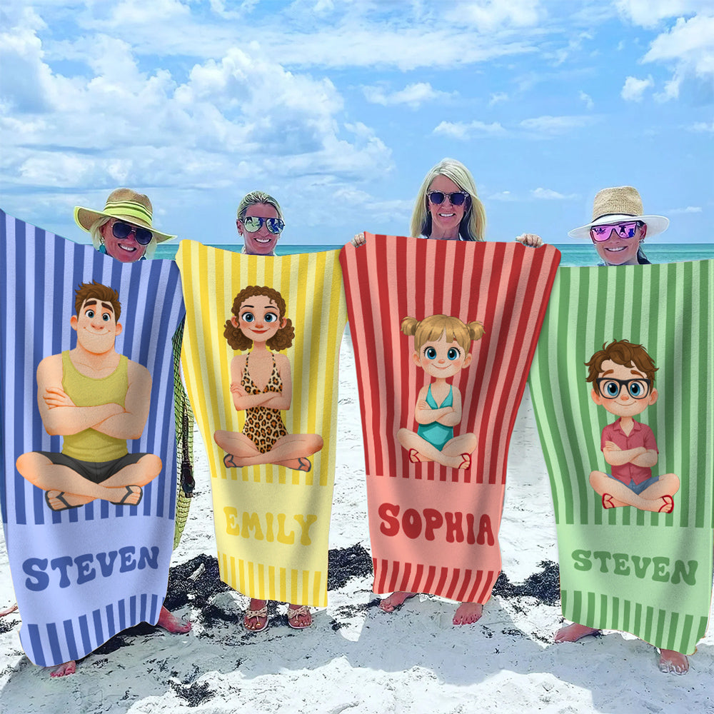 Summer Is Coming - Personalized Beach Towel