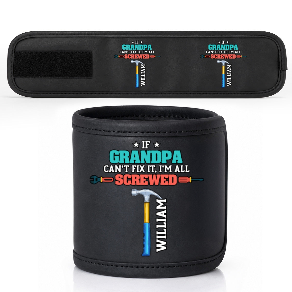 We Are All Screwed - Personalized Magnetic Tool Wristband