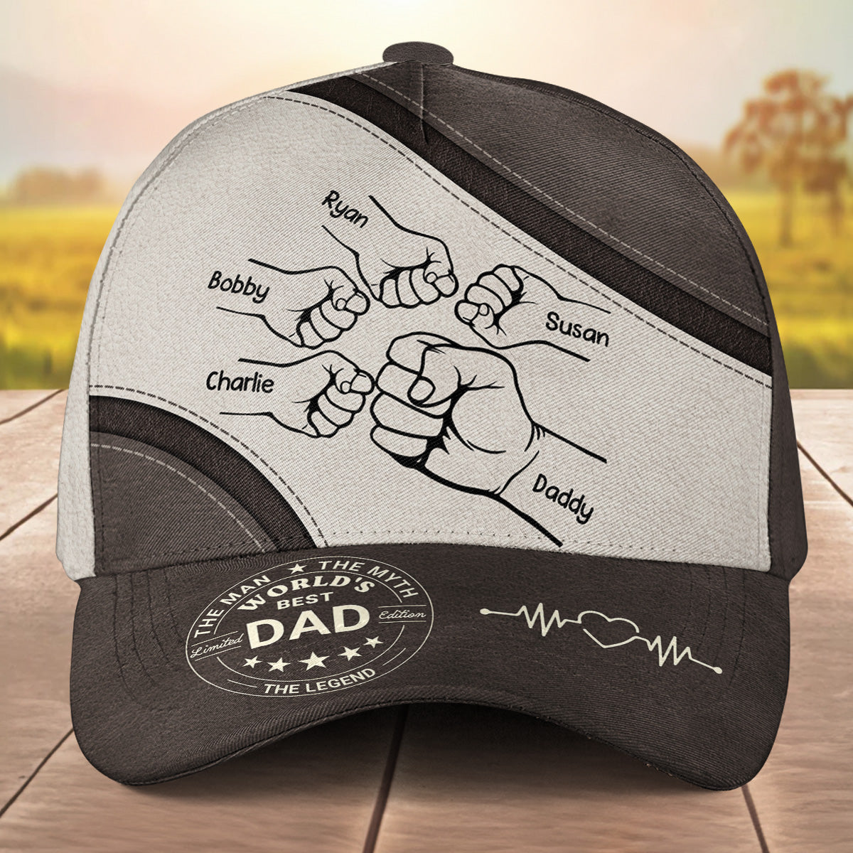 Best Dad in the World - Personalized Classic Cap