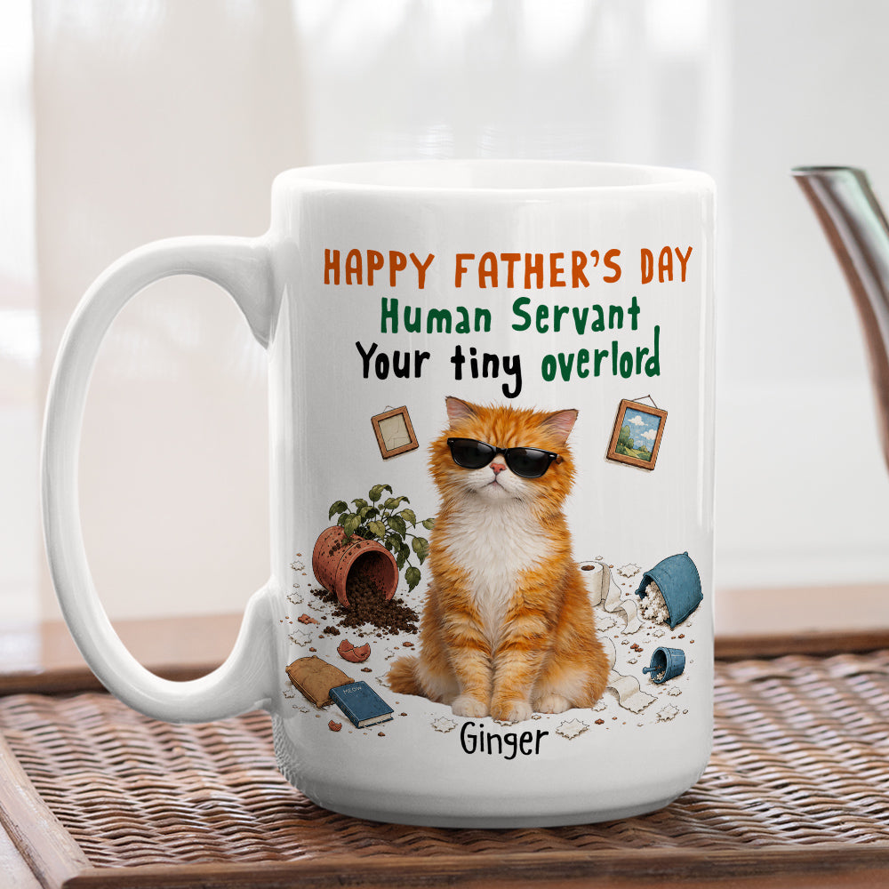 Custom Photo Christmas & Birthday Keepsake Gift • The Tiny Overlords Photo - Personalized Coffee Mug