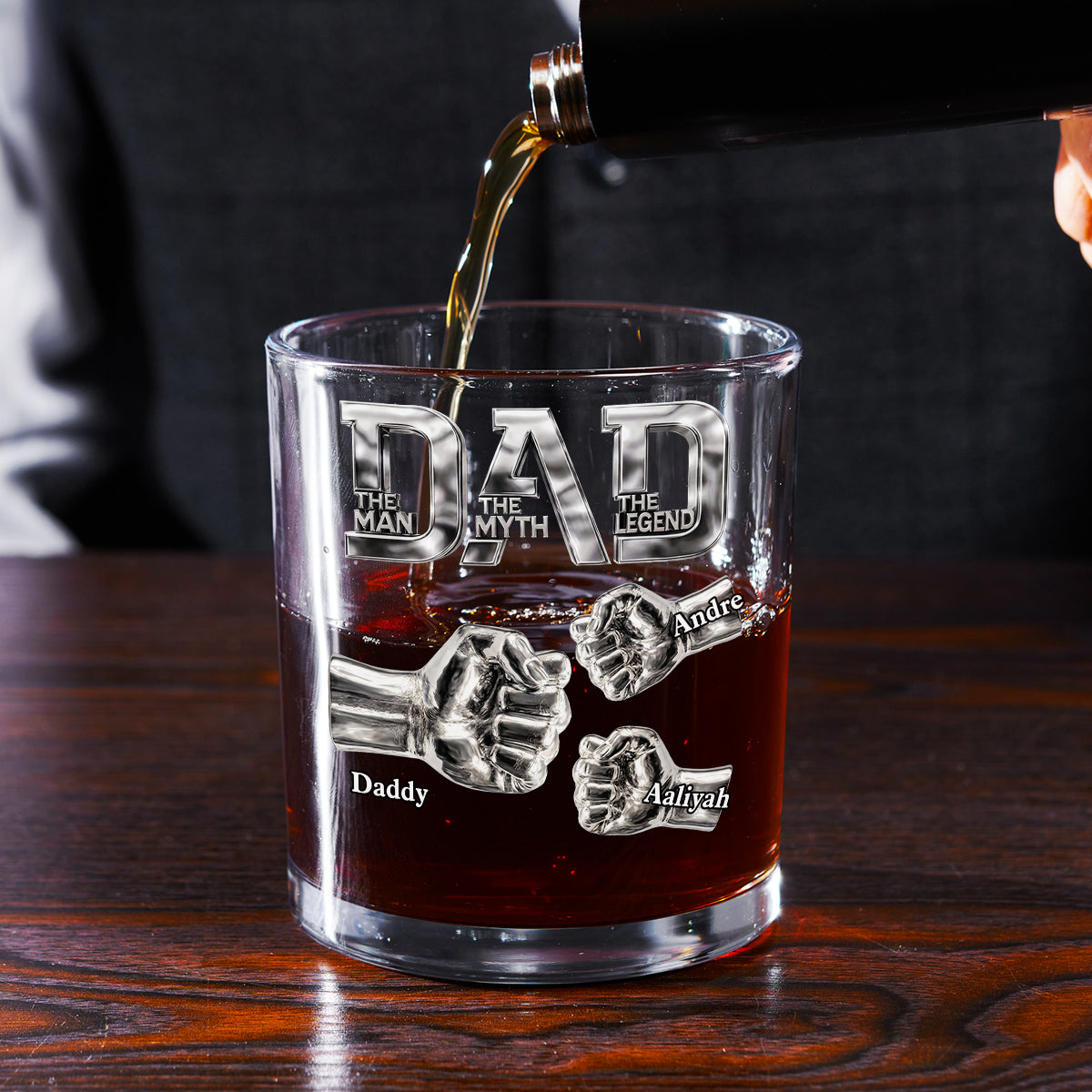 The Legend - Personalized Whiskey Glass