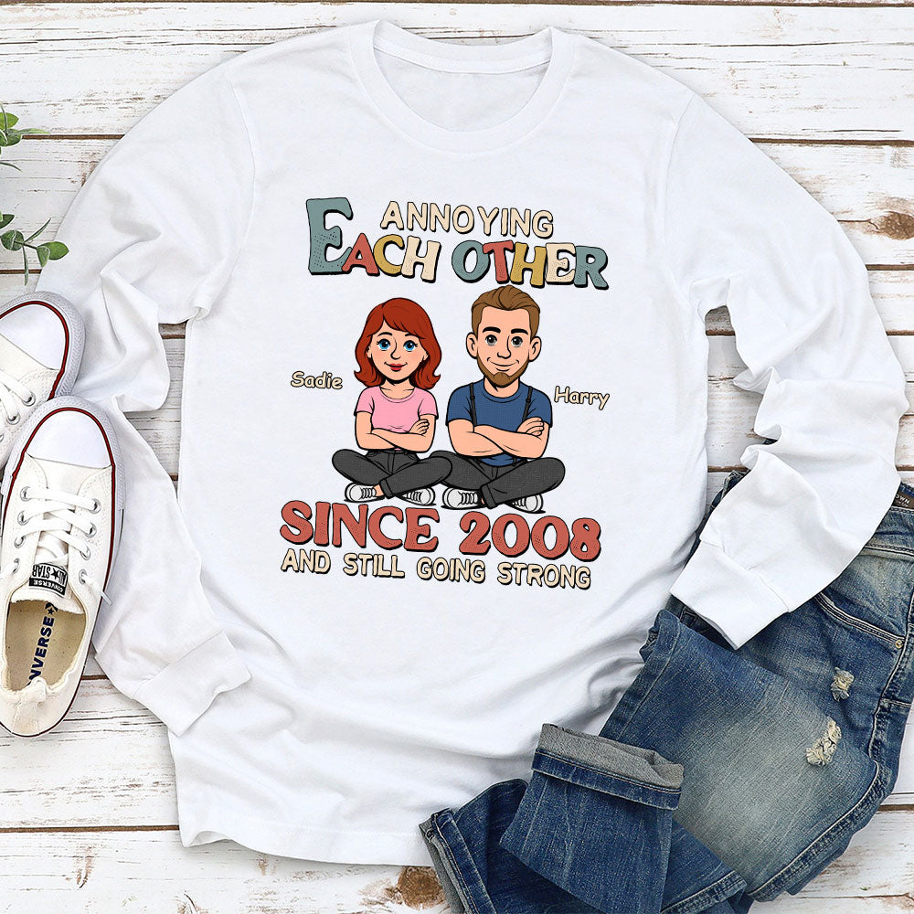 Custom Anniversary Keepsake Gifts For Couple • Love You Forever Version 2 - Personalized Shirt
