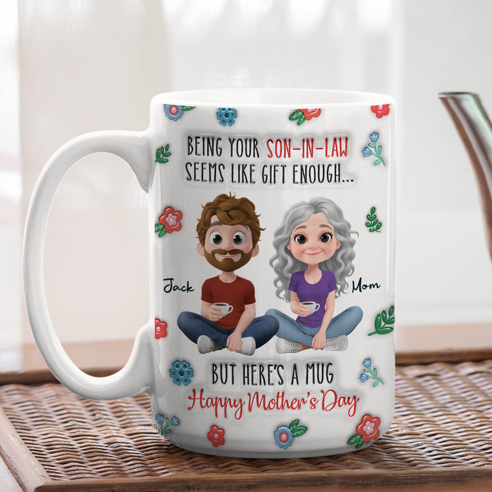 Custom Mother's Day Gift for Mom & Grandma • Officially Your Favorite Now - Personalized 3D Inflated Effect Mug