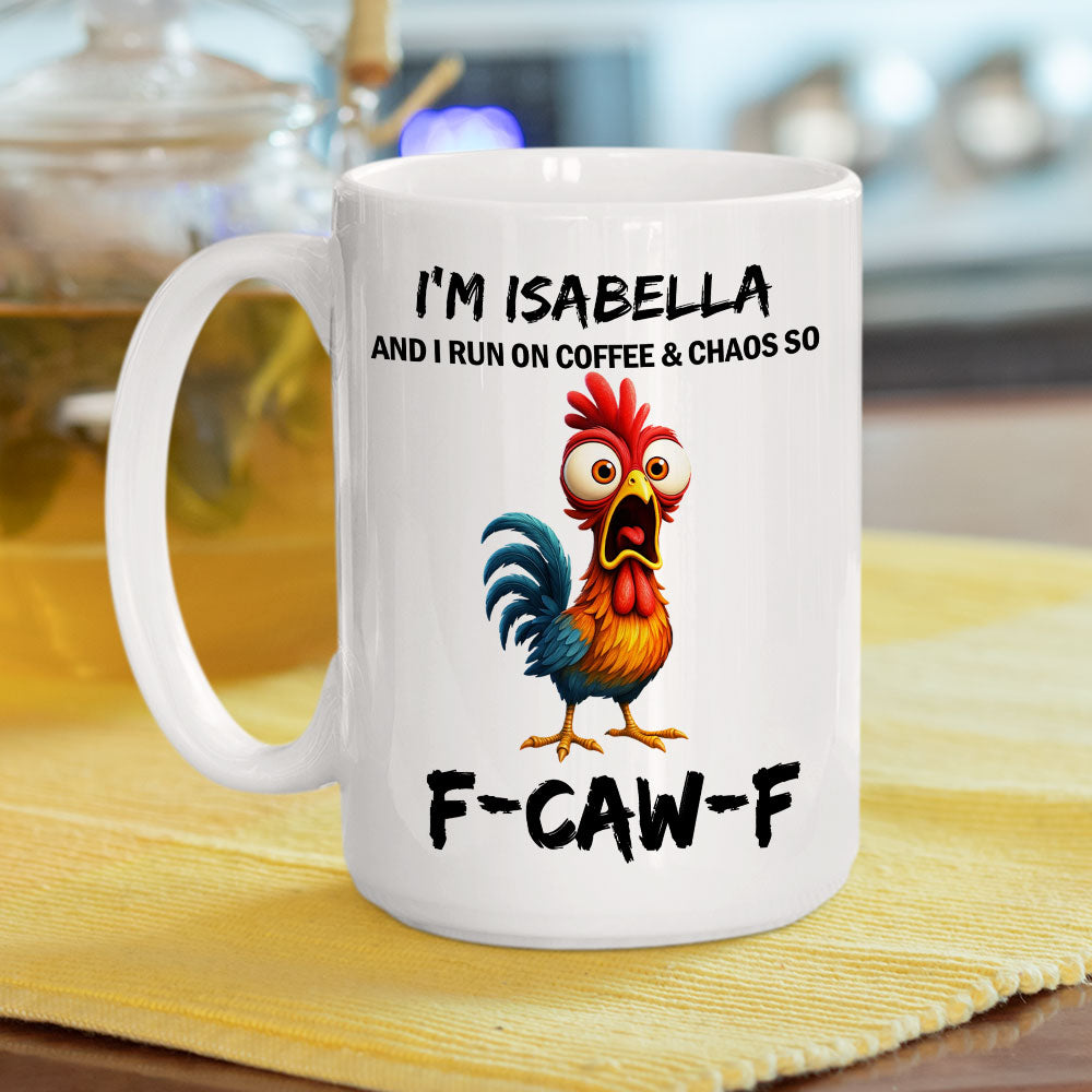 Custom Coworker, Christmas & Birthday Team Appreciation Gift • Coffee And Chaos - Personalized Coffee Mug
