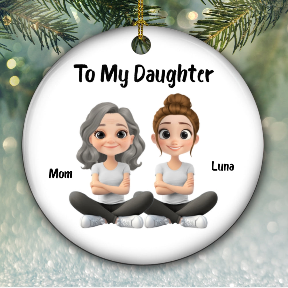 Custom Family Ornament, Christmas Gift for Family Members •  How Special You Are - Personalized Ceramic Ornament