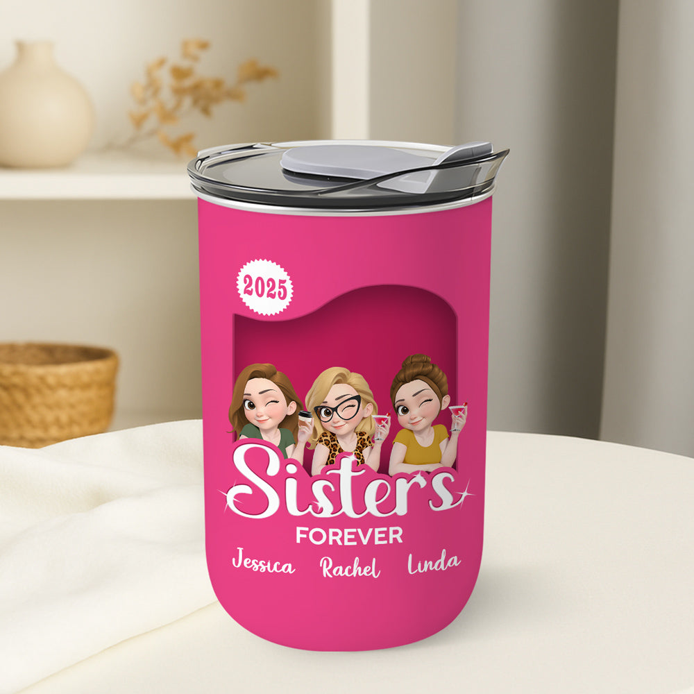Custom Christmas Birthday Gifts For Best Friend • Besties Forever - Personalized 10oz Tumbler