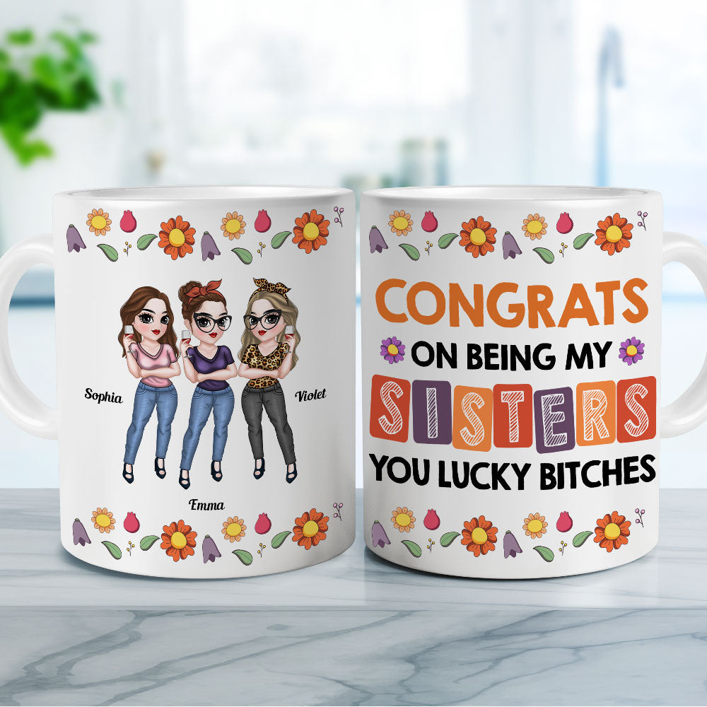 Custom Best Friend, Christmas & Birthday Friendship Keepsake Gift • Forever My Bestie - Personalized Coffee Mug