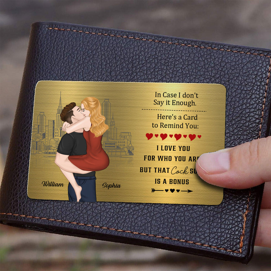 Anniversary Reminder Card - Personalized Wallet Card