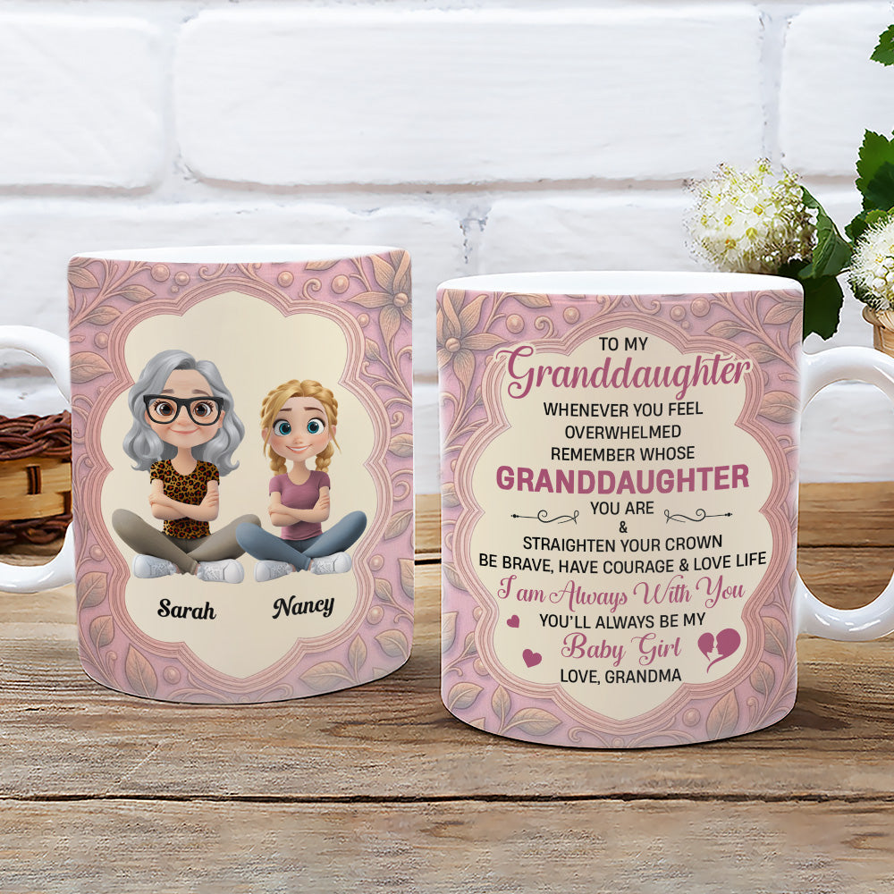 Custom Christmas & Birthday Gift for Granddaughter • Granddaughter You Make Life Beautiful - Personalized Coffee Mug