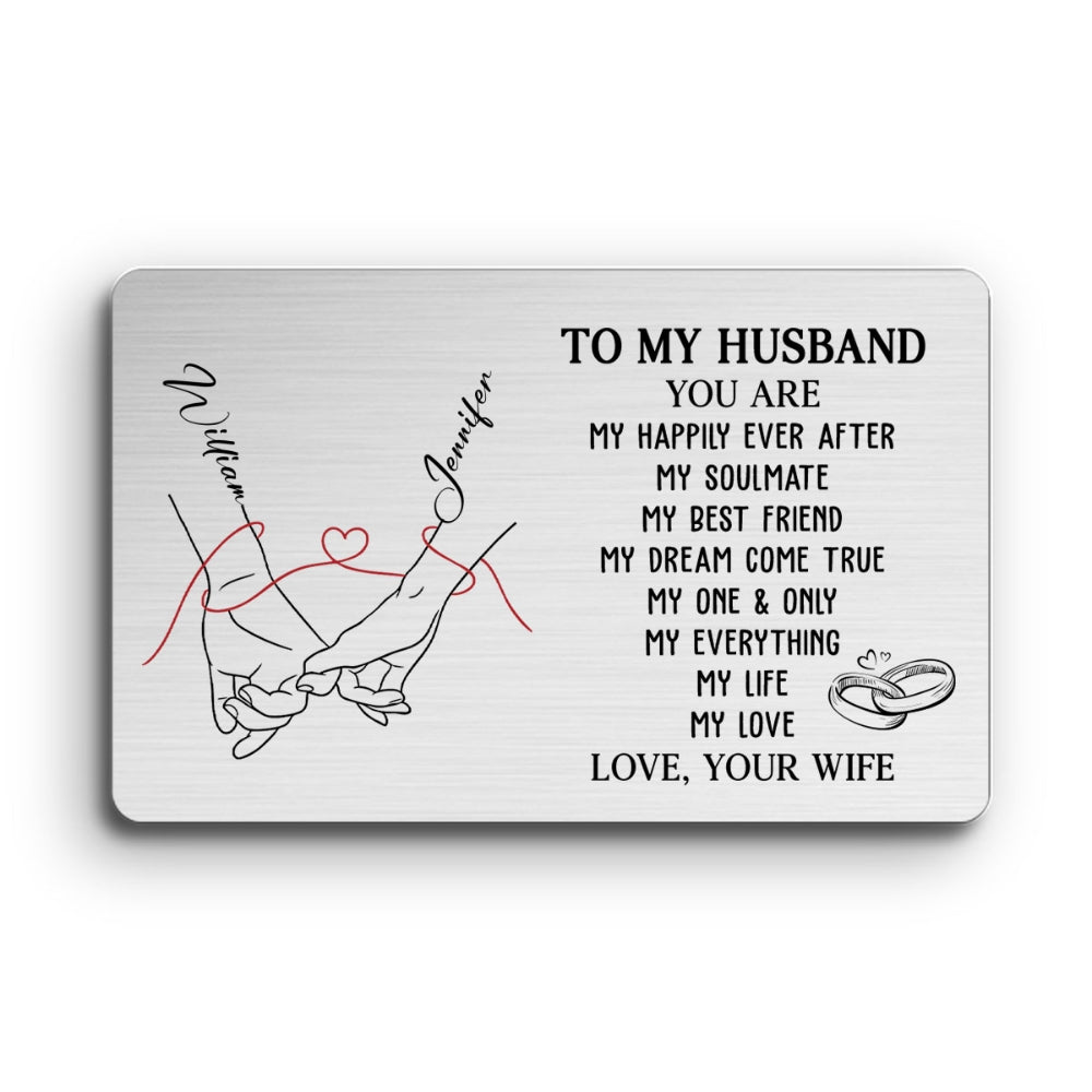 My Life My Love - Personalized Wallet Card