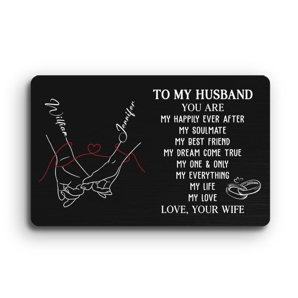 My Life My Love - Personalized Wallet Card