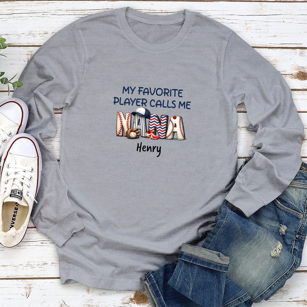 Custom Mother's Day Gift for Mom & Grandma • My Fav Players - Personalized Shirt