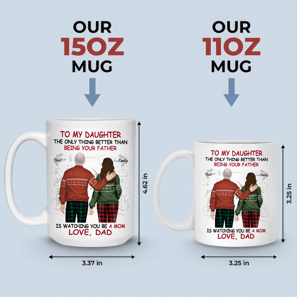 Custom Christmas & Birthday Gift for Daughter • The Greatest Gift - Personalized Coffee Mug