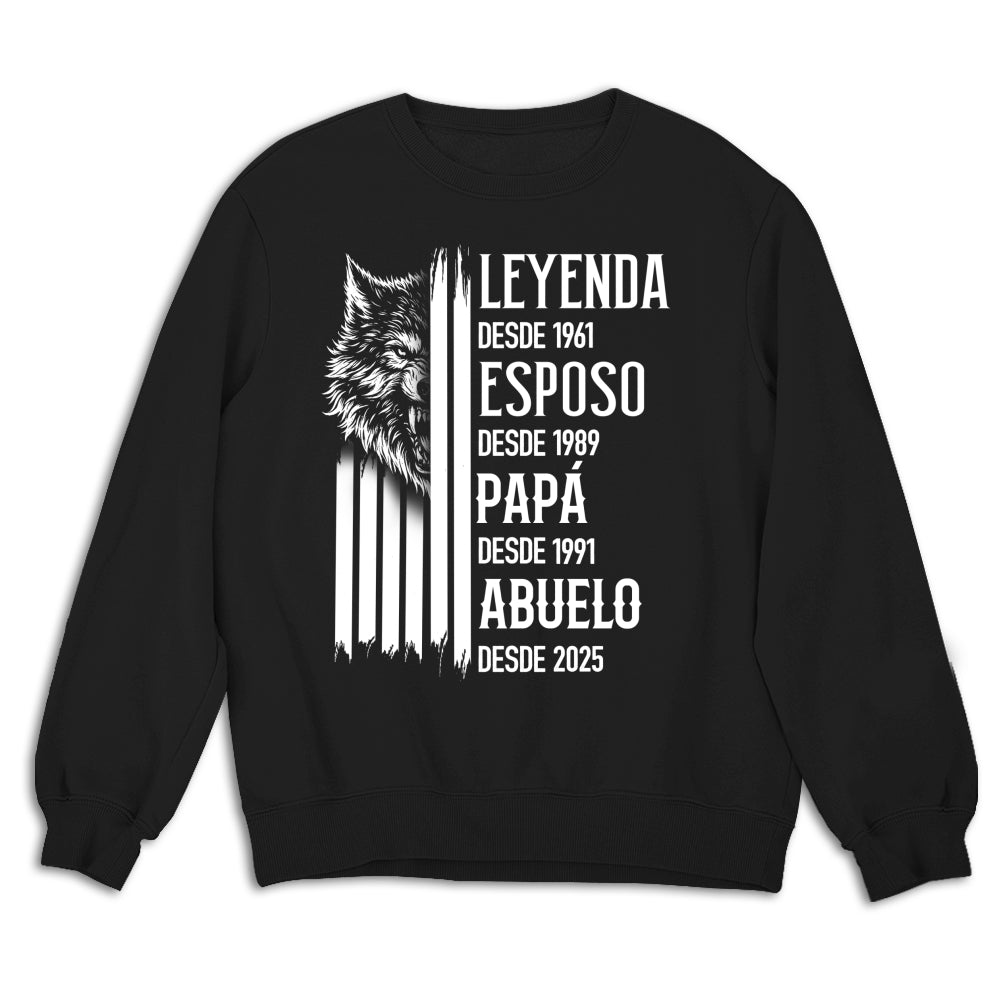 Custom Christmas & Birthday Gift for Dad, Grandpa • El Verdadero Rey – Camiseta Personalizada
