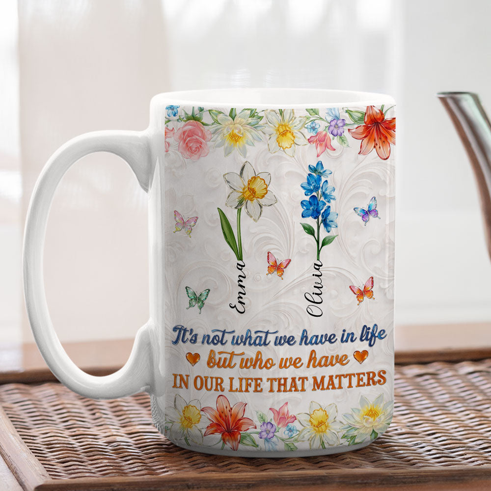 Custom Best Friend, Christmas & Birthday Friendship Keepsake Gift • Signature Friends - Personalized Coffee Mug
