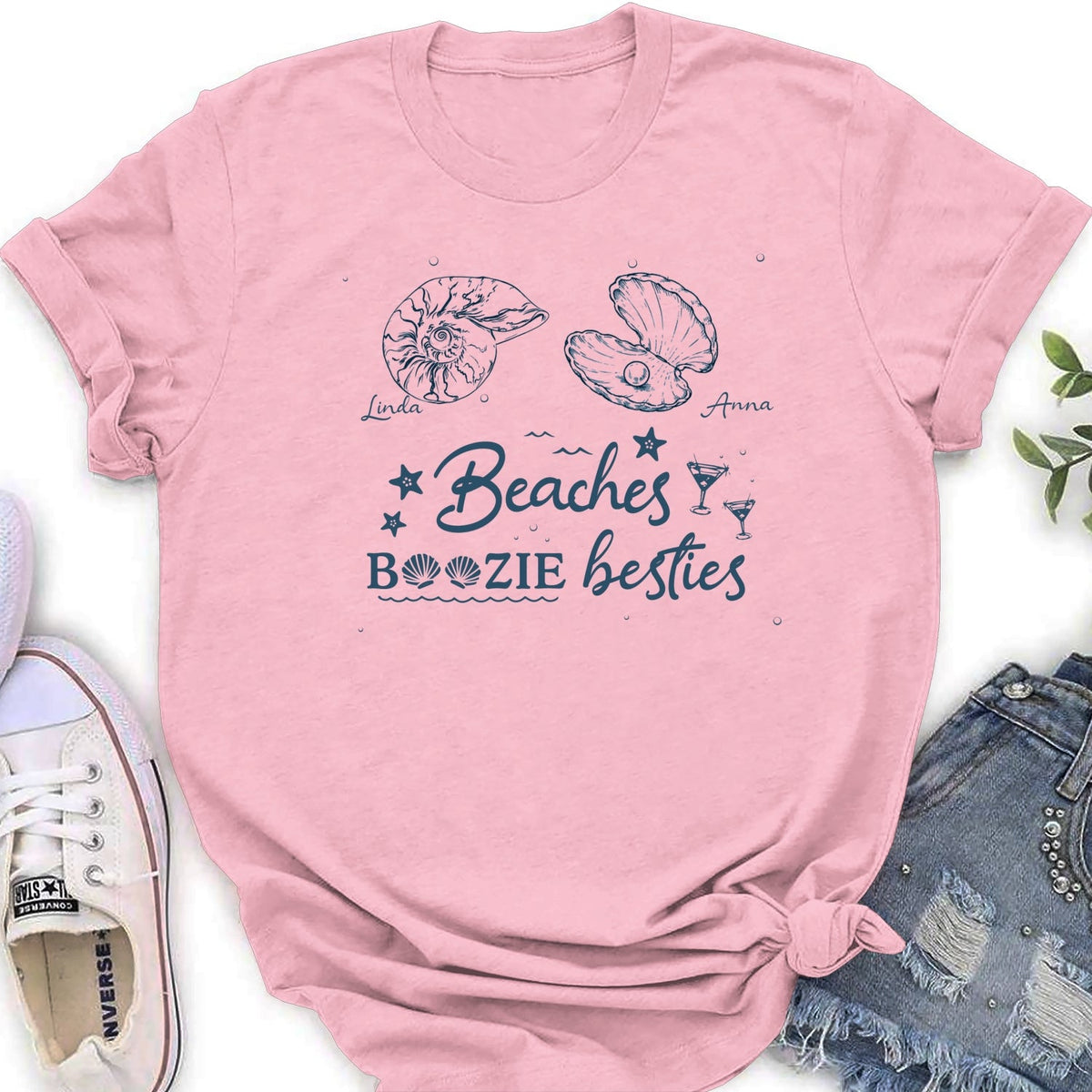 Custom Best Friend, Christmas & Birthday Friendship Keepsake Gift • Ocean Treasures - Personalized Shirt