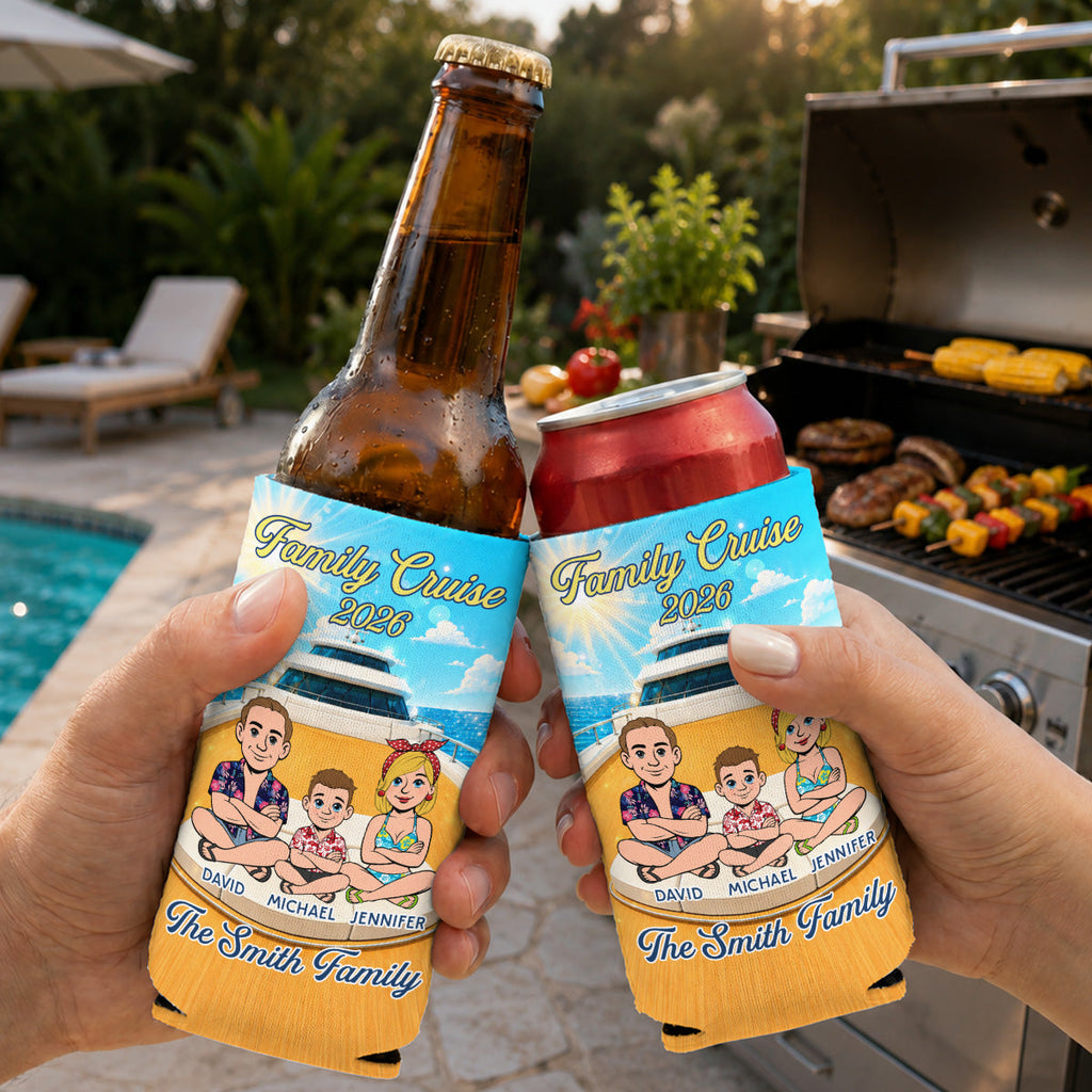 Making Summer Memories Together - Personalized Skinny Can Cooler
