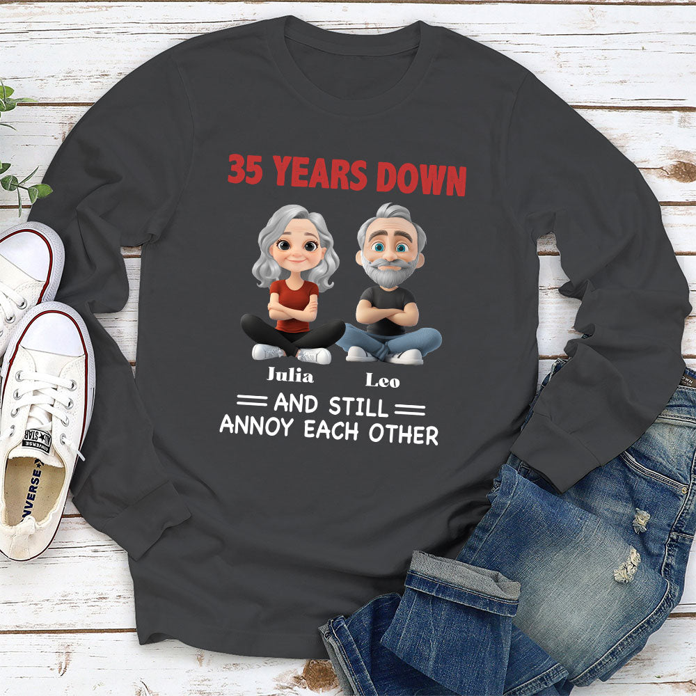 Custom Christmas Anniversary Keepsake Gifts For Husband • Annoy Each Other - Personalized Shirt