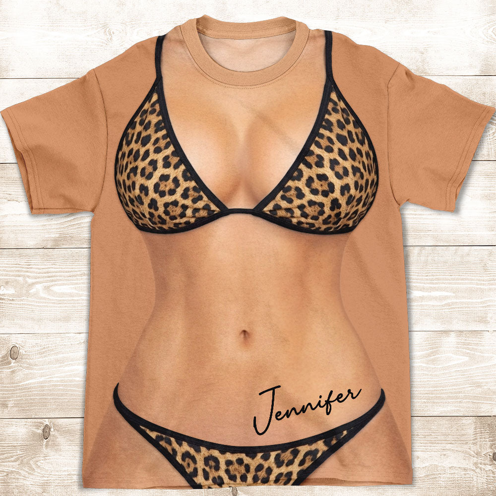 Custom Christmas Anniversary Keepsake Gifts For Wife • Sexy Body Vacation - Personalized All-over-print T-shirt