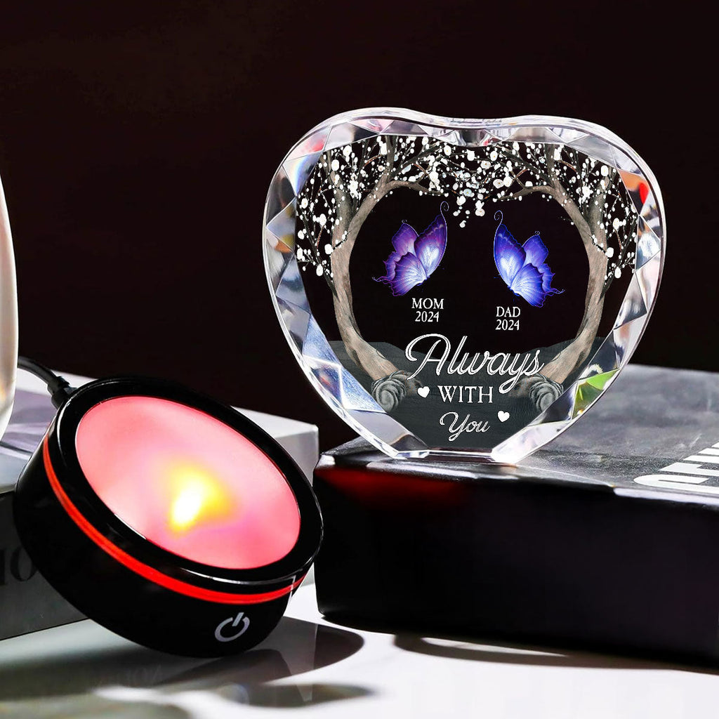 Always With You - Personalized Crystal Led Light