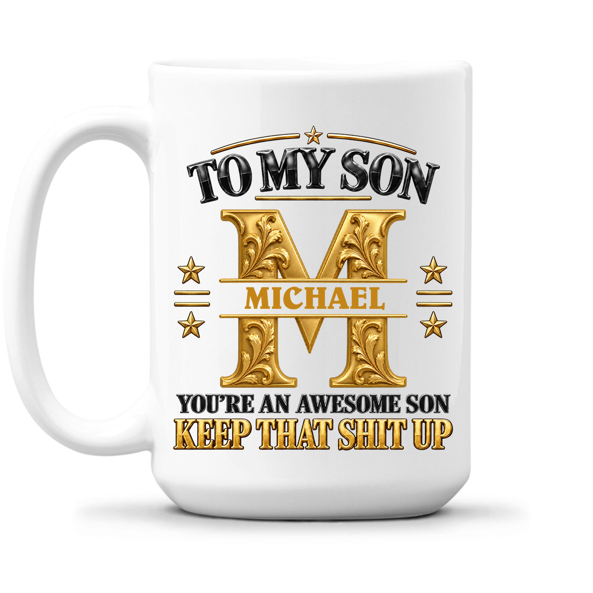 Custom Christmas & Birthday Gift for Son • Awesome Son - Personalized Coffee Mug