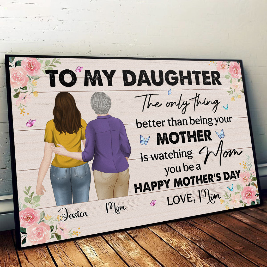 To My Daughter - Personalized Poster