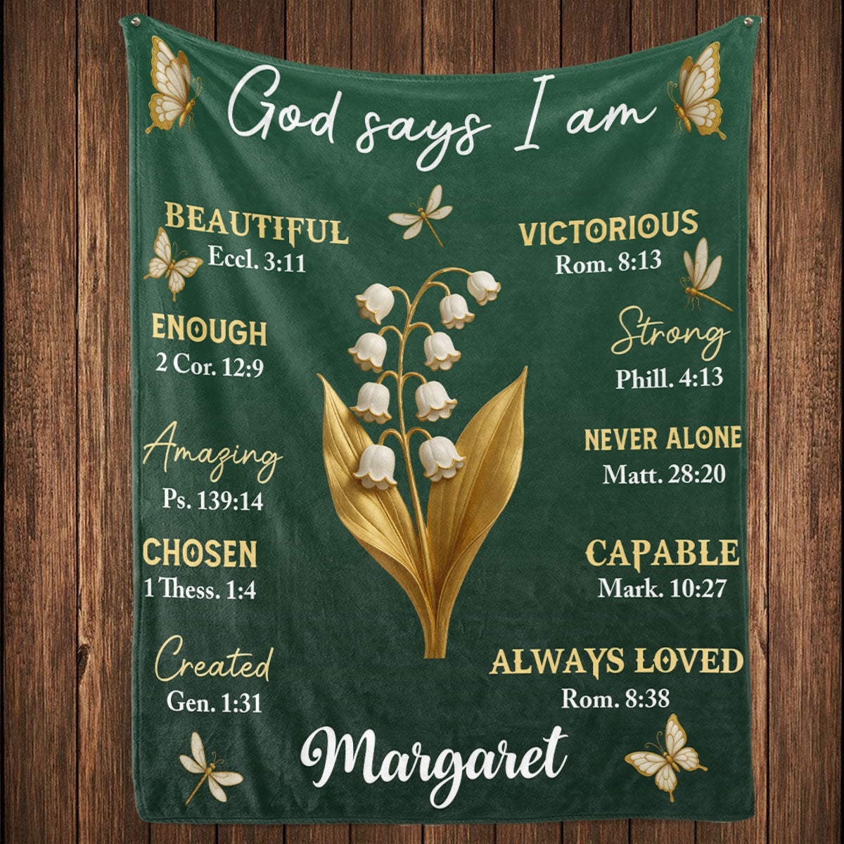 A Friend Is Like A Gold Flower - Personalized Fleece Blanket