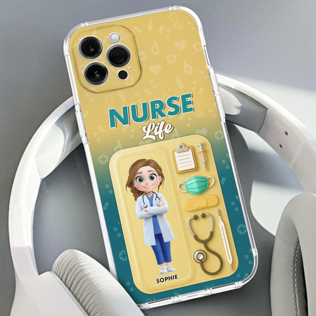 Proud Of Nurse Life - Personalized Phone Case